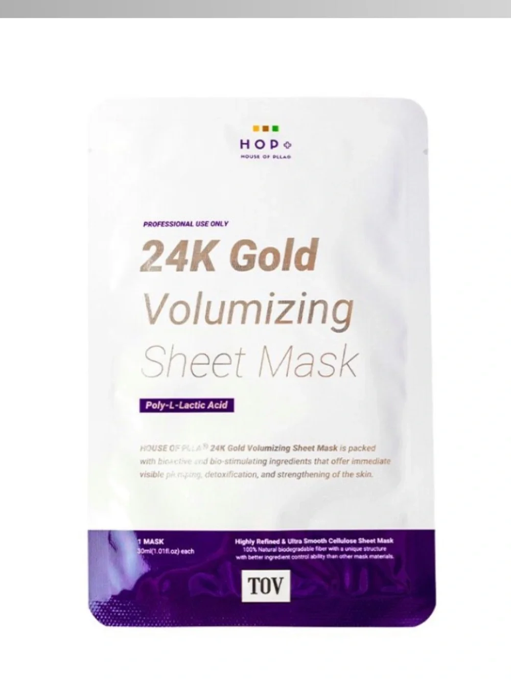 2 HOP / House of PLLA 24K Gold Volumizing Sheet Masks!